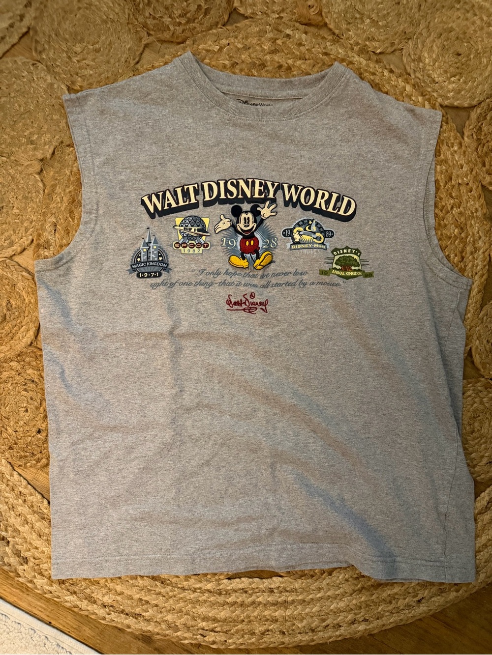 Rare Vintage Disney World Tank Top